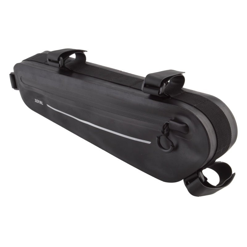Bags Zefal Zefal Z Adventure Frame Bag Velcro Straps 16.9x4.5x2.5` 201 c.i. Black Dark Slate Gray