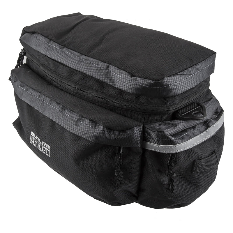 Sunlite Utili-T Rackbag II Expandable Velcro Straps 14.5x9.5x8` 1196 c.i. Black/Grey