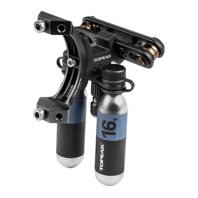 Hydration Topeak Topeak Tri-Backup Elite 2  Black Saddle Mount Dark Slate Gray