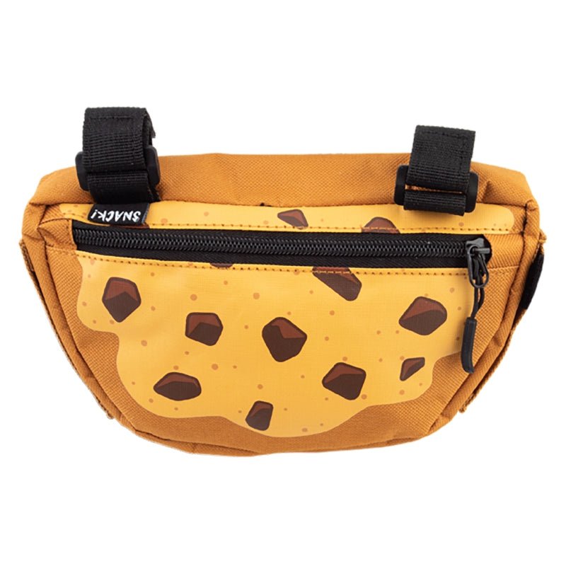 Bags Snack! Snack! Cookie Frame Bag Velcro Straps 8x5x1.5` 60 c.i. Cookie Sandy Brown