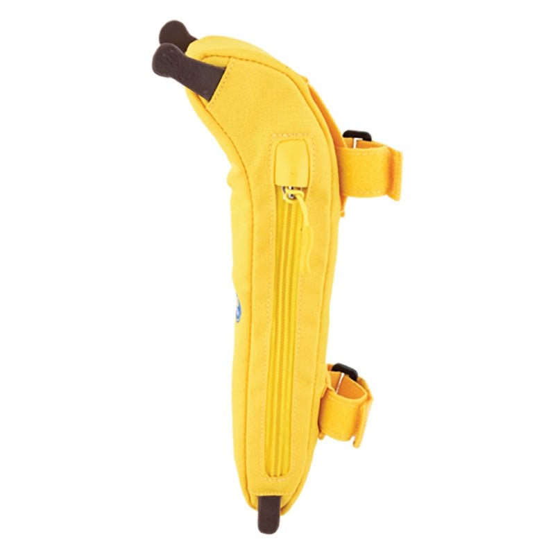 Bags Snack! Snack! Banana Hammock Saddle Bag Velcro Straps Yellow Sandy Brown