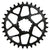 Works Components Round Chainring SRAM 3-Bolt40T 6mm Offset Blk