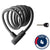Abus Helix 4512K Cable lock Key 12mm 180cm 5.9' Black