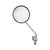 Sunlite Round Mirror Bolt-on Red Reflector Chrome