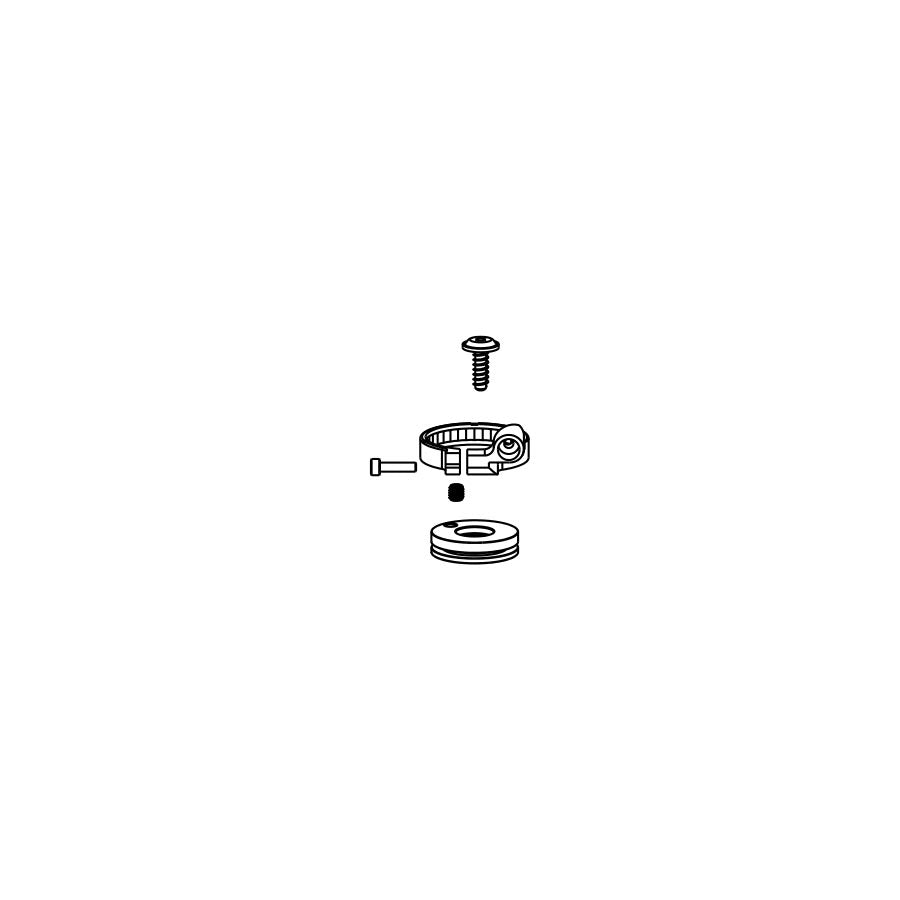 Adjuster Knob & External Hardware RockShox RockShox Motion Control RL Remote Spool/Clamp Kit Reba RL 2012-2016/Recon Sektor Gold 2011-2016 Black