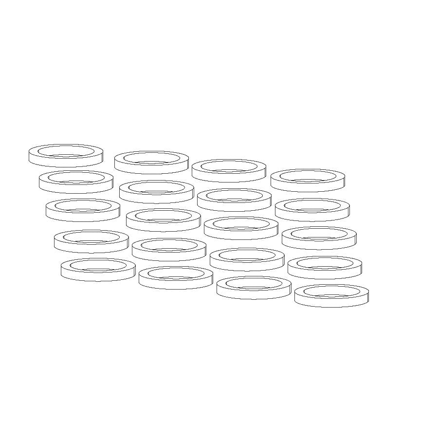 Seal Kit RockShox RockShox 2005-2006 SID / Reba / Pike Foam Ring 32mm x 3.5mm 20 pack White Smoke