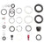 Service Kit RockShox RockShox Fork Service Kit Full: Revelation (2013-2016) Solo Air Antique White