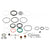 Rear Shock Parts & Service Kits RockShox RockShox Rear Shock Service Kit - Monarch B1 (RL) C1 (RRTRT3) D1 (RT3) Light Gray