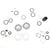 Air Springs & Parts RockShox RockShox Full Service Kit Sektor Gold includes solo air damper seals hardware Beige