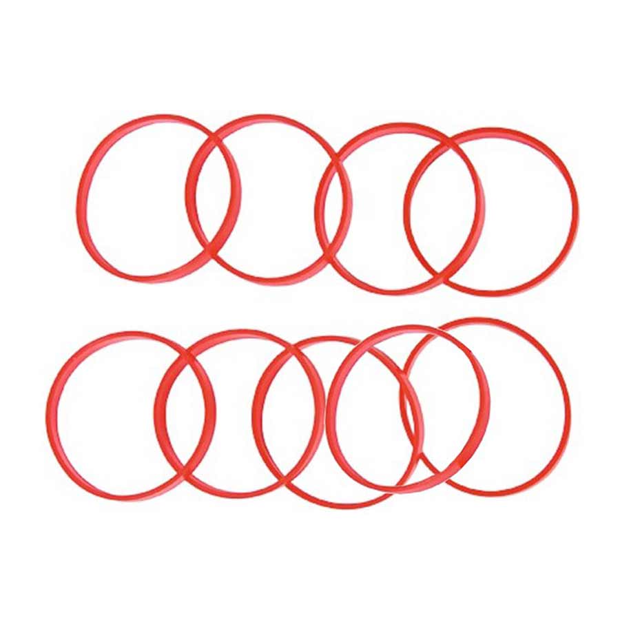 Rear Shock Parts & Service Kits RockShox RockShox Bottomless Ring Kit Monarch / Vivid Air Includes Volume Adjust Rings Qty 9 Chocolate