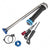 Damper Compression RockShox RockShox TK Remote Damper 17mm Cable Pull PopLoc/2010-2013 PushLoc only 80-120mm travel Sektor Silver/XC32/Recon Silver B1 Dark Slate Gray
