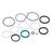 Rear Shock Parts & Service Kits RockShox RockShox Rear Shock Service Kit - 50 Hour Monarch Auto Sag B1 (2014+) Lavender