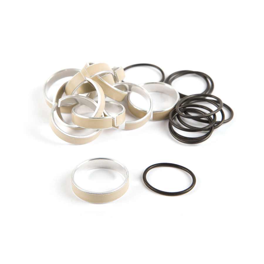 Dropper Post Parts RockShox RockShox Bulk Bushing & O-Ring Inner Sealhead Qty 10 Includes 10 Bushings 10 O-rings Reverb Reverb Stealth B1 Light Gray