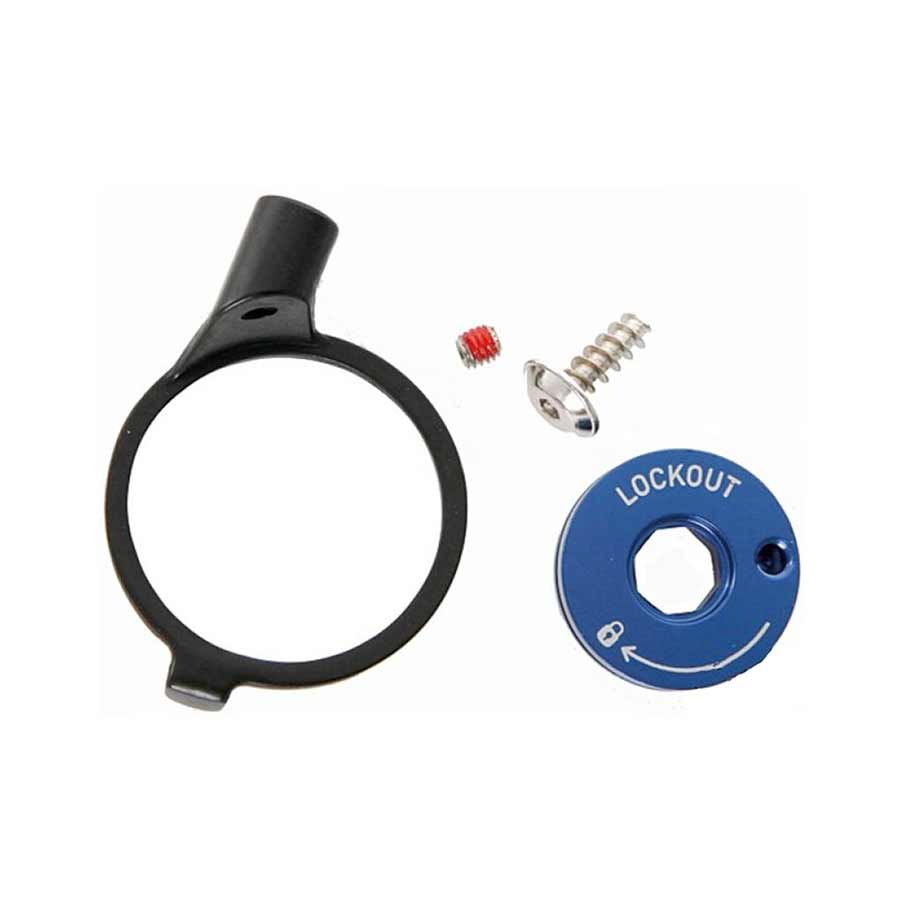 Adjuster Knob & External Hardware RockShox RockShox Remote Spool and Cable Clamp Kit XC32 / Recon Silver Dark Slate Gray