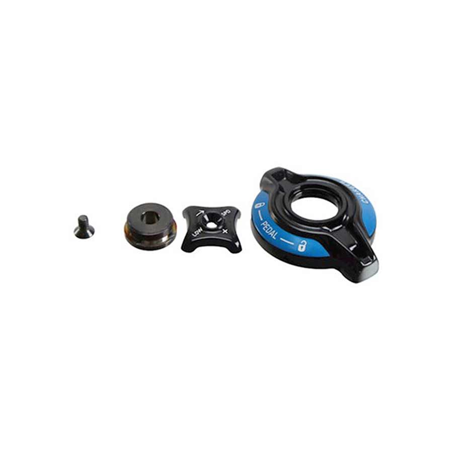 Adjuster Knob & External Hardware RockShox RockShox Knob Kit Compression Damper RCT3 Lyrik B1/Pike Dark Slate Gray