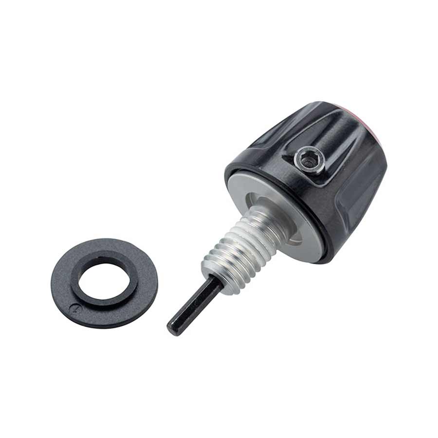 Adjuster Knob & External Hardware RockShox RockShox Rebound Knob Kit - Charger2/2.1 includes bolt Lyrik/Pike B1 BoXXer WC C1+ BoXXer Ultimate C2+ Dark Slate Gray