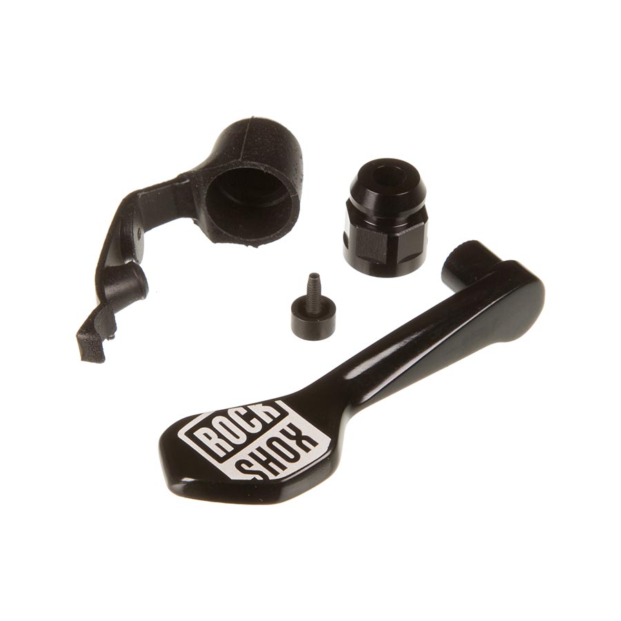 Dropper Post Parts RockShox RockShox Reverb 1x Remote Spare Parts Kit - includes Lever Boot Paddle Barb Dark Slate Gray