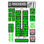Sticker/Decal RockShox RockShox Fork Decal Kit - 30/32mm/RS1 Green Light Gray