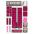 Sticker/Decal RockShox RockShox Fork Decal Kit - 30/32mm/RS1 Magenta Dark Slate Gray