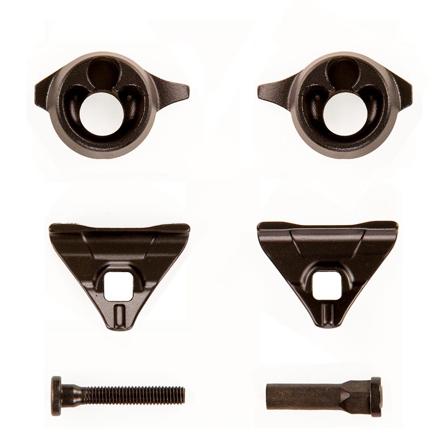Dropper Post Parts RockShox RockShox Seatpost Post Clamp Kit - Includes Clamp Nuts Bolts - Reverb AXS A1 2020/AXS XPLR A1 2022 White Smoke