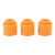 Air Springs & Parts RockShox RockShox Bottomless Tokens - 35mm Steel Tube Solo Air 35 Silver A1  Qty: 3 Coral