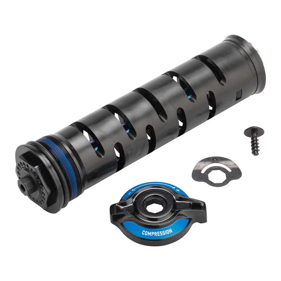 Adjuster Knob & External Hardware RockShox RockShox Motion Control Compression Damper Crown-Adjust Knob Kit Revelation RC A1 2018-2019 Dark Slate Gray