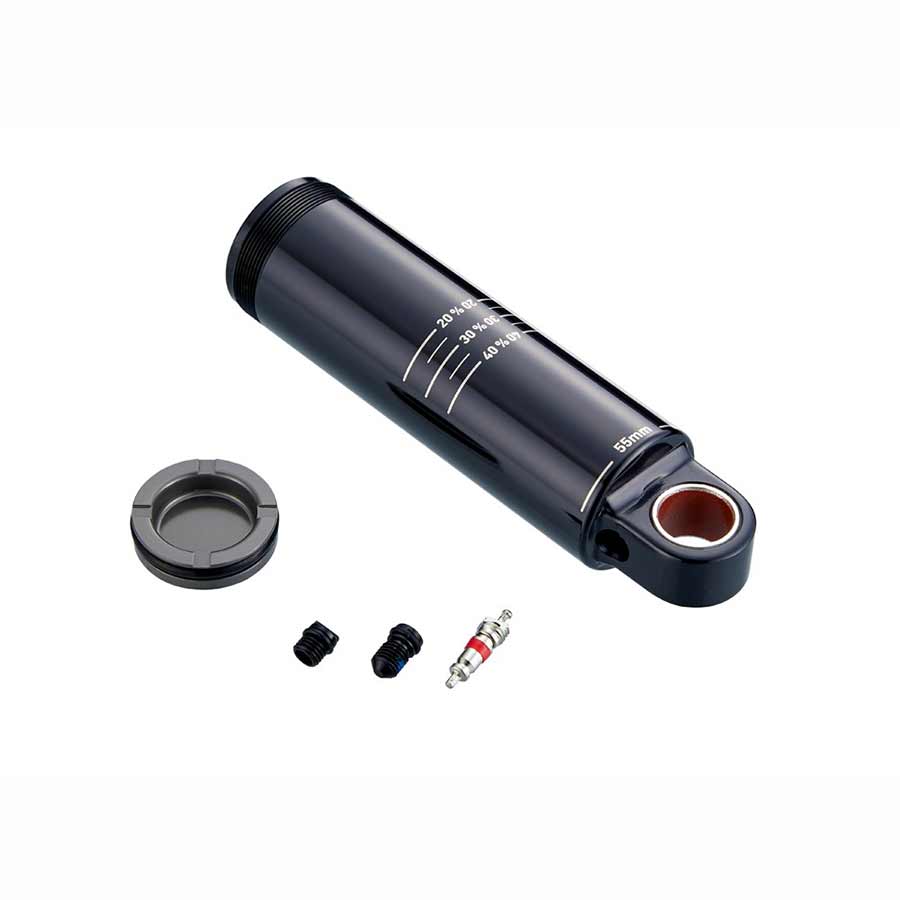 Rear Shock Parts & Service Kits RockShox RockShox Rear Shock Damper Body IFP - Standard Eyelet 55mm stroke Deluxe A1 Super Deluxe A1 Fast BLK Dark Slate Gray
