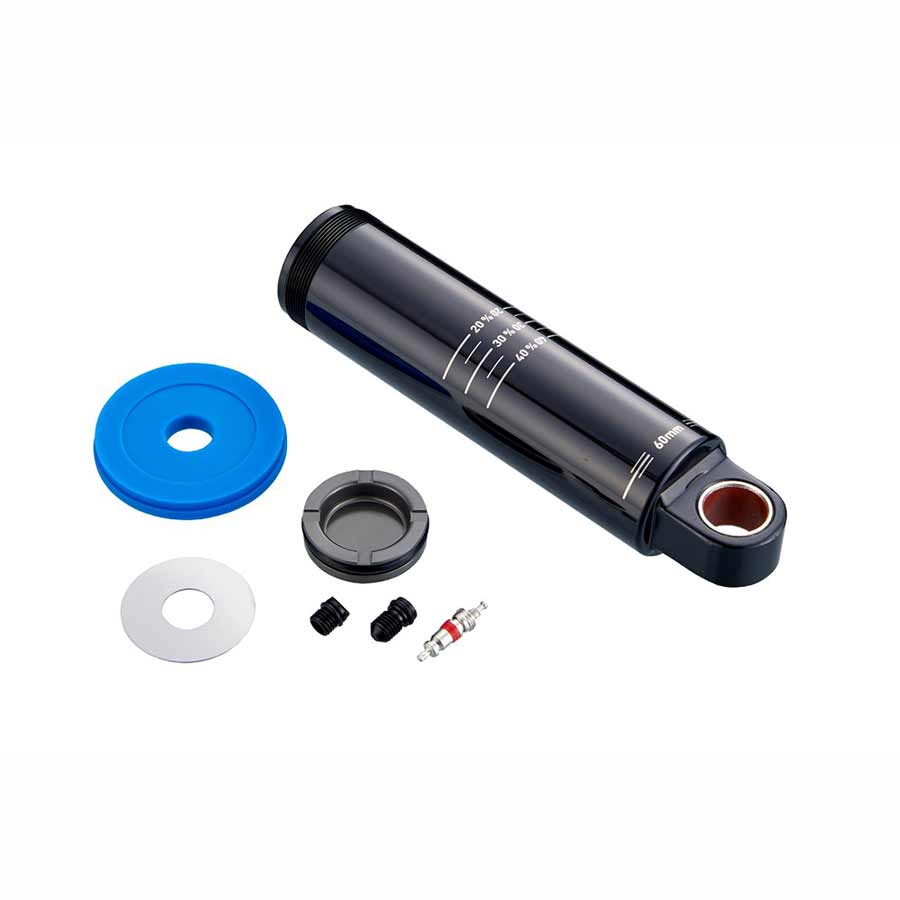 Rear Shock Parts & Service Kits RockShox RockShox Rear Shock Damper Body IFP - Standard Eyelet 60mm stroke 65mm plus 5mm Travel Spacer Deluxe A1 Super Deluxe A1 Fast BLK Dark Slate Gray
