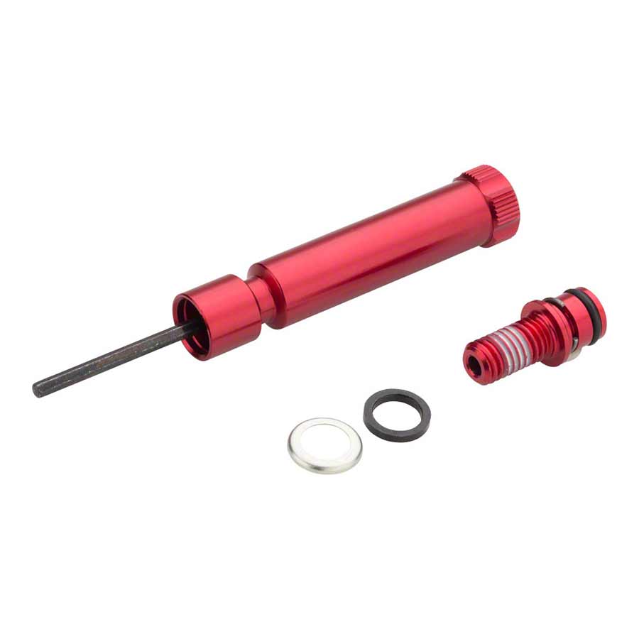 Adjuster Knob & External Hardware RockShox RockShox Rebound Adjuster Knob/Bolt Kit Tora / Recon / Reba / Revelation 27/29" Long Maroon