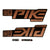 Sticker/Decal RockShox Rockshox Fork Decal Kit - Pike Ultimate 27.5"/29" Matte Copper Foil/High Gloss BLK Black