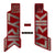 Sticker/Decal RockShox Rockshox Fork Decal Kit - Lyrik Ultimate 27.5"/29" Gloss Polar Foil/Red Saddle Brown