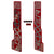 Fork Decals RockShox RockShox BoXXer Ultimate Decal Kit Gloss Polar for Red Lowers Saddle Brown
