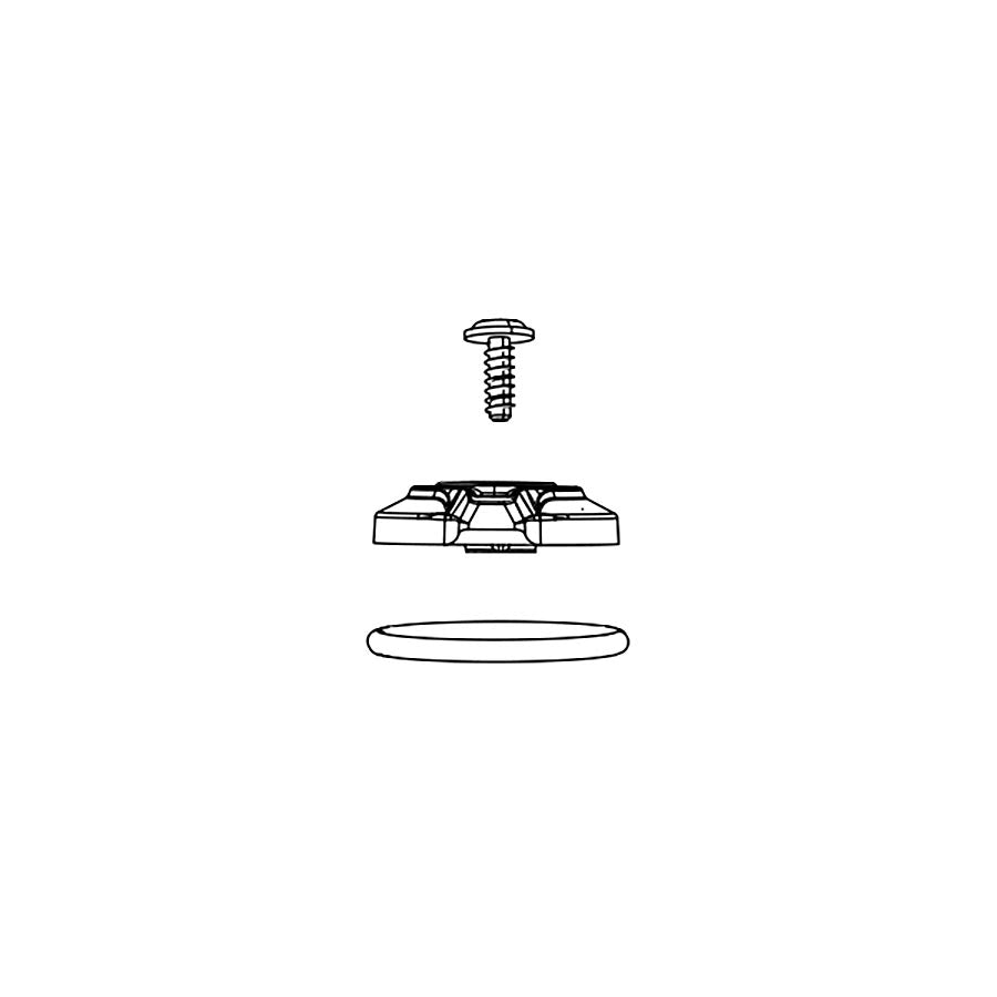Compression Damper Kits RockShox RockShox Domain B1 Comp Damper Knob Kit 11.4018.082.030 Black