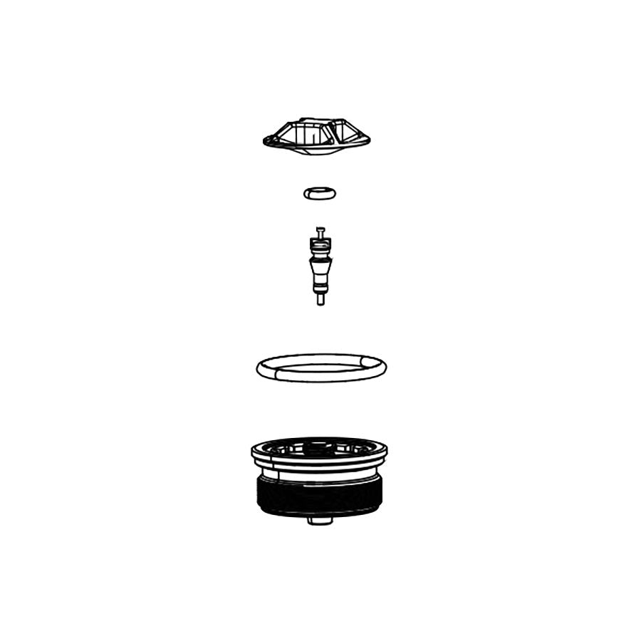 Fork Misc Service Parts RockShox RockShox Domain B1 Top Cap 11.4018.083.003 Black