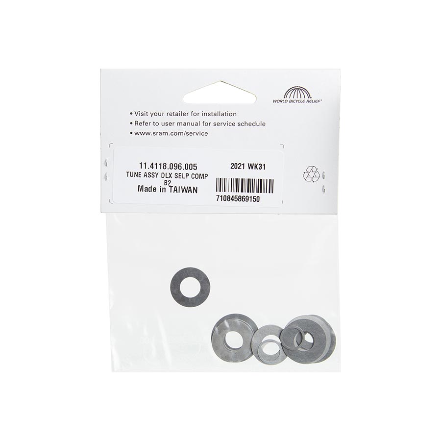 Rear Shock Parts & Service Kits RockShox RockShox Rear Shock Tune Assembly - Compression Tune Configurations Deluxe Select Plus B2 White Smoke