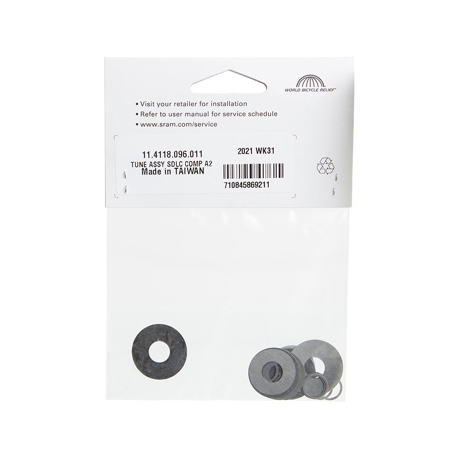Rear Shock Parts & Service Kits RockShox RockShox Rear Shock Tune Assembly - Compression Tune Configurations Super Deluxe Coil A2 White Smoke