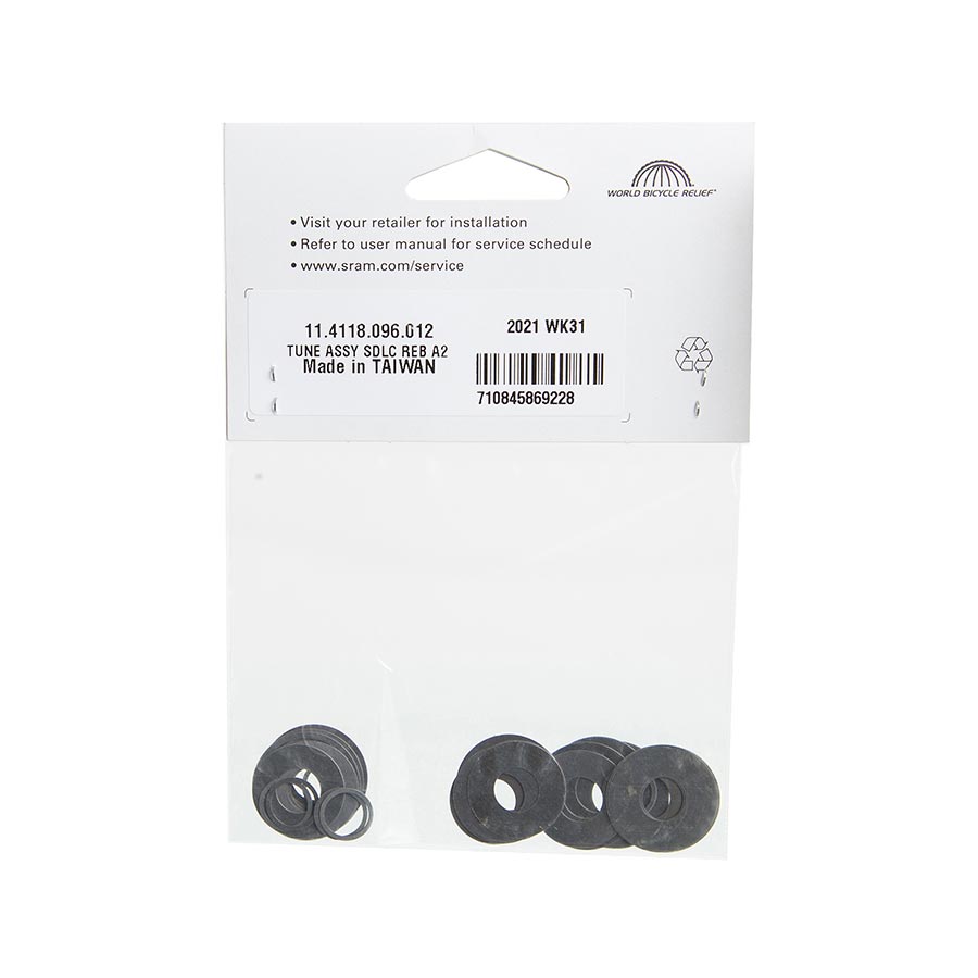 Rear Shock Parts & Service Kits RockShox RockShox Rear Shock Tune Assembly - Rebound Tune Configurations Super Deluxe Coil A2 White Smoke