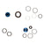 Dropper Post Parts RockShox RockShox Reverb XPLR AXS Service Kit - 27.2 600 Hour Dark Slate Gray
