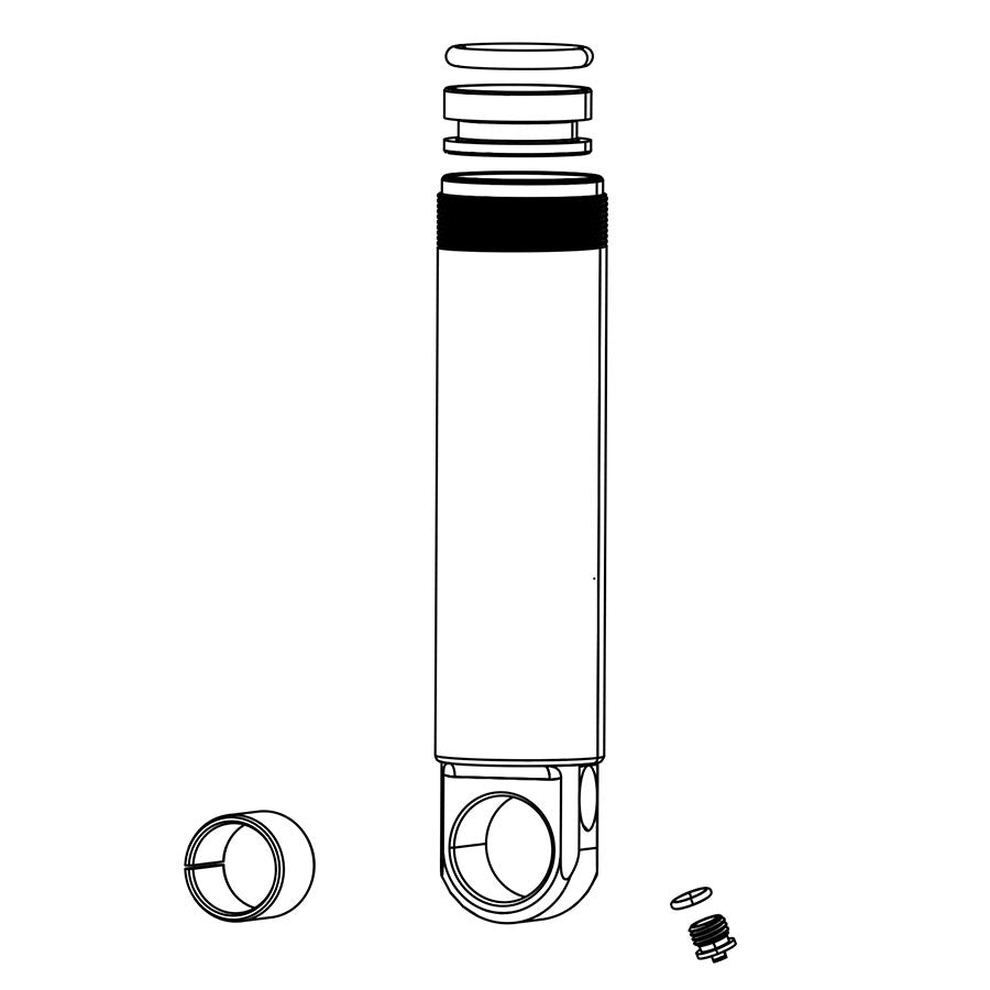 Rear Shock Spring RockShox RockShox Damper Body/IFP SIDLuxe 42.5mm (A1+/2021+) Black