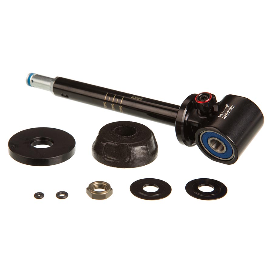 Rear Shock Parts & Service Kits RockShox RockShox Rear Shock Damper Shaft Assembly - Super Deluxe Coil Bearing Shaft Eyelet 60mm A1-A2 Dark Slate Gray