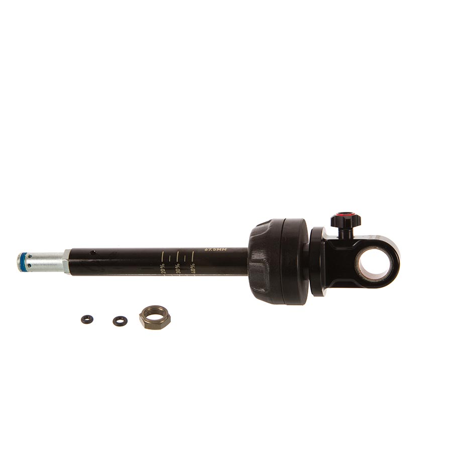 Rear Shock Parts & Service Kits RockShox RockShox Rear Shock Damper Shaft Assembly - Super Deluxe Coil Standard Shaft Eyelet 67.5mm A1-A2 Black