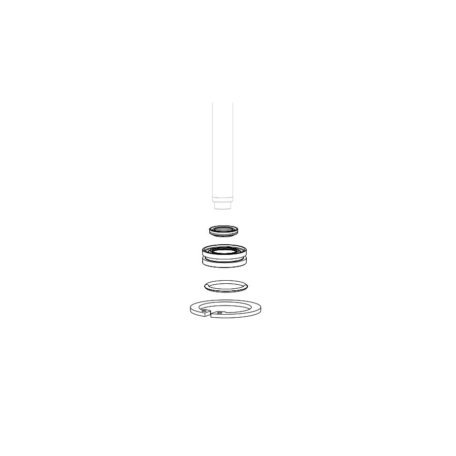 Compression Damper Kits RockShox RockShox Damper Sealhead for MOCO 32mm 11.4015.353.080 White Smoke