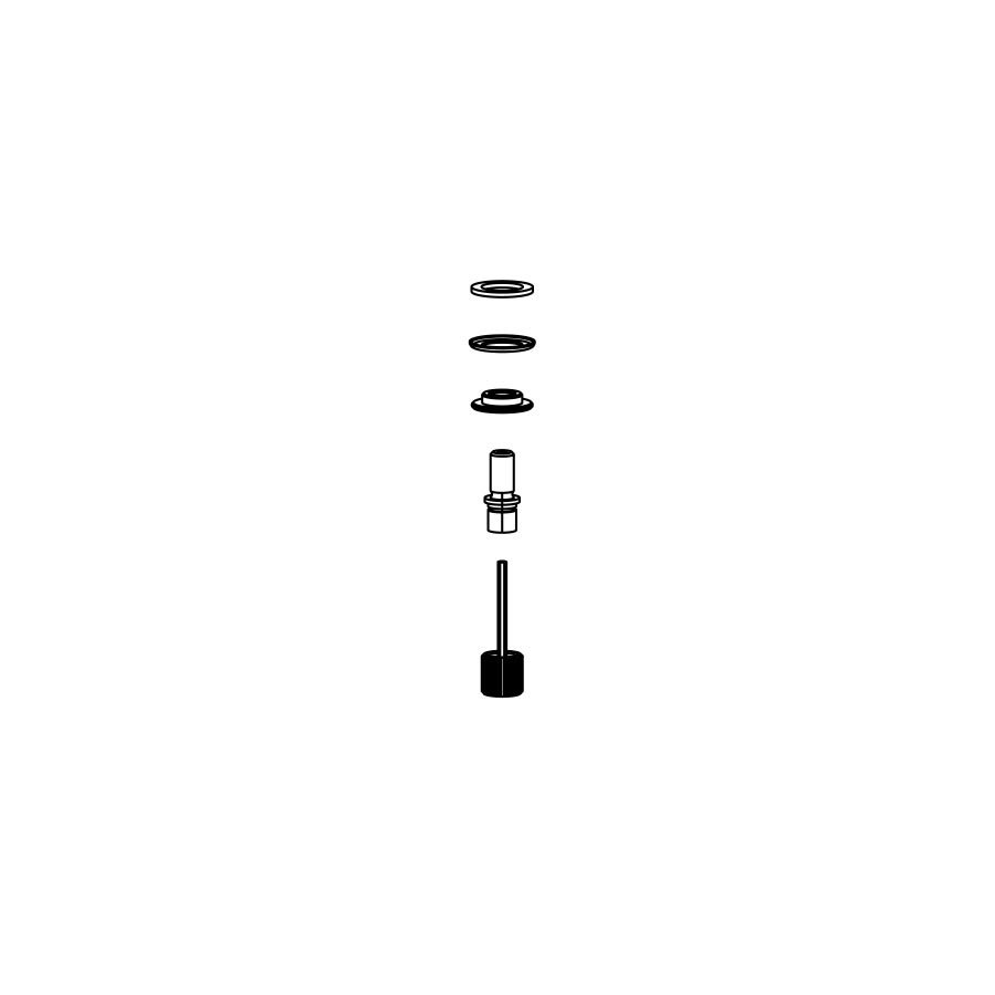 Adjuster Knob & External Hardware RockShox RockShox Rebound Adjuster Knob/Bolt Kit 2015 BoXXer RC B1 Black