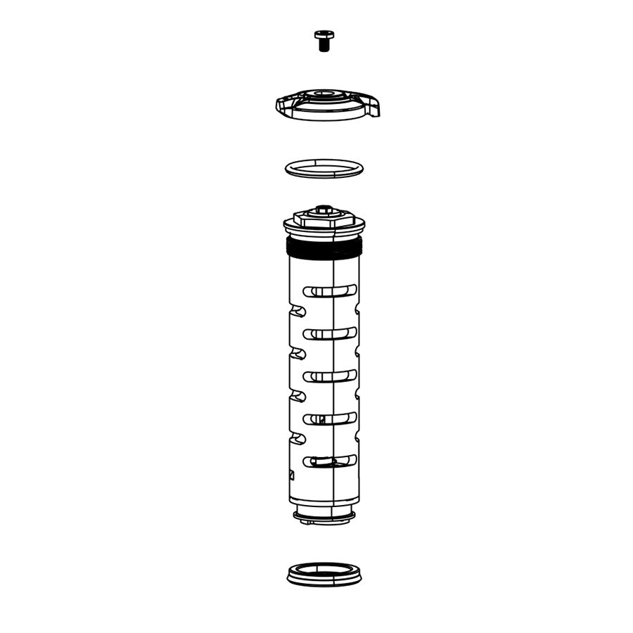 Fork Service Kits RockShox RockShox Motion Control (NR) Damper Internals Yari (A1+) 2016+ Black