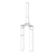 Crown/Steerer/Uppertube Assembly RockShox RockShox CSU Pike Dual Position Air 29/27.5+ Boost 15x110 51 Off-Set Aluminum Taper Diffusion BLK No Gradients Dark Gray