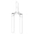 Crown/Steerer/Uppertube Assembly RockShox RockShox Crown/Steerer/Uppertube Assembly - Pike DJ Solo Air 26" 40mm Offset Aluminium Taper Steerer 0.5mm Thread Pitch B1 Bla ck Gray
