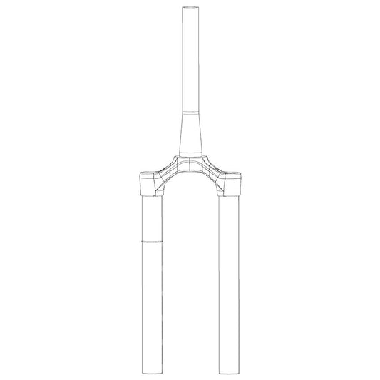 Fork Uppers RockShox RockShox CSU for Pike DB 27 37 DFBLK 11.4018.008.571 Gray