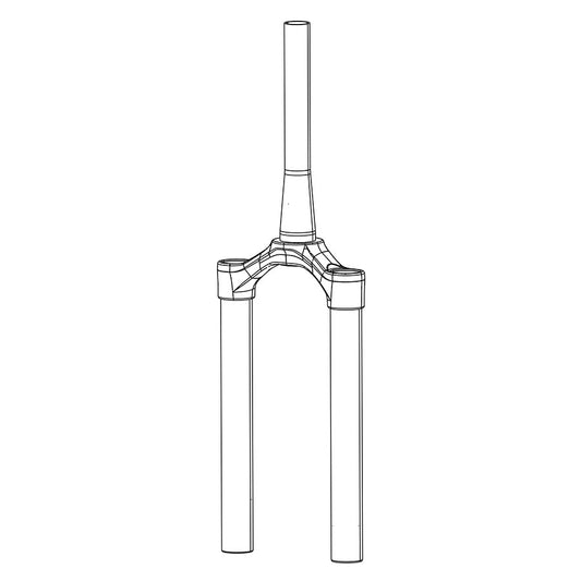Fork Uppers RockShox RockShox CSU for RVL 35 DB 29 51 DFBLK 11.4018.008.581 Dark Slate Gray