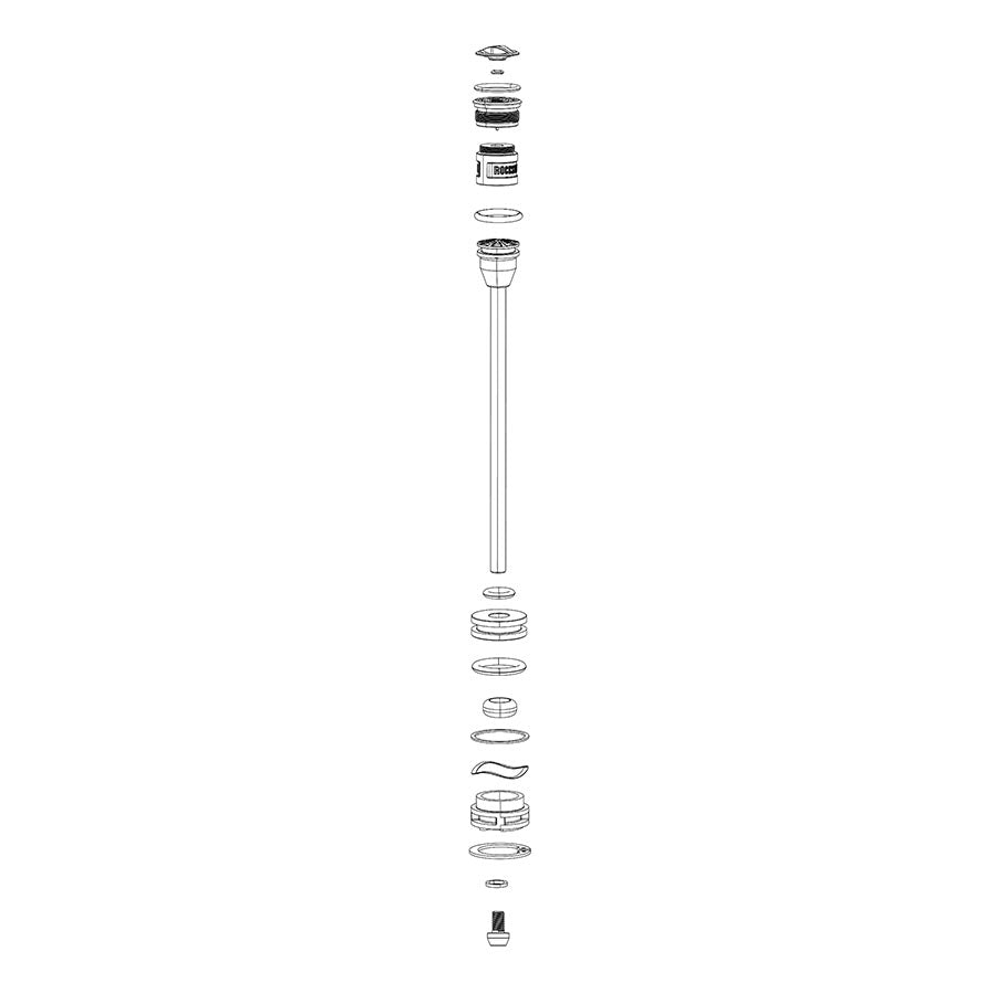 Air Springs & Parts RockShox RockShox Solo Air Spring for SID B1 100 29 11.4018.010.205 Gray