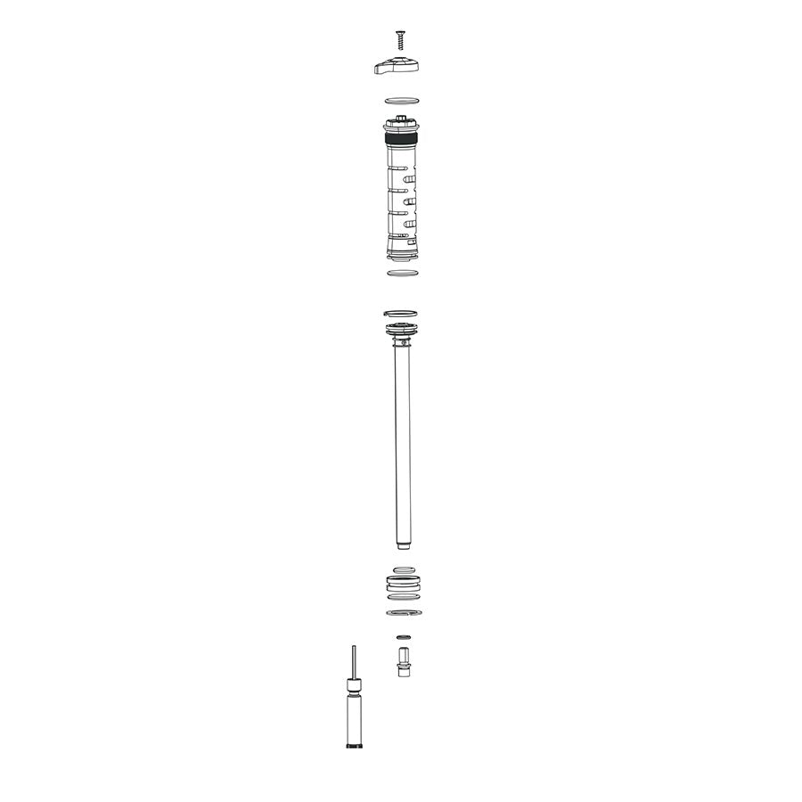 Damper Compression RockShox RockShox Motion Control RL Compression Damper Rebound Damper Seal Head Sektor C1 Dark Gray